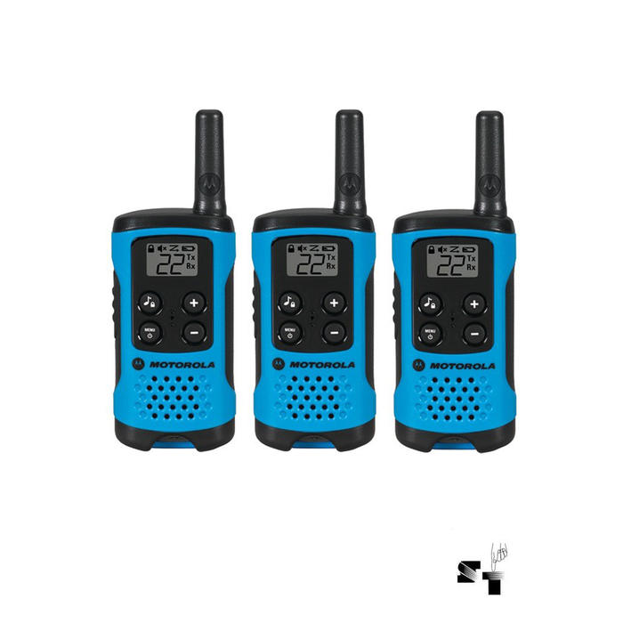 Trio de Handies Motorola T100 25 KM - 22 Canales