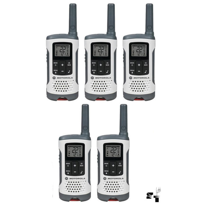 Cinco Handies Motorola T260 40 KM - 22 Canales