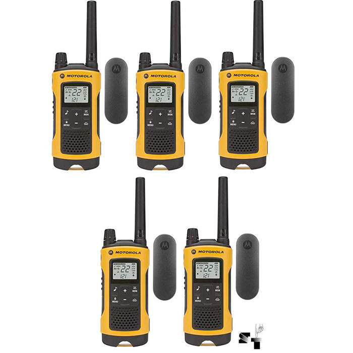 Cinco Handies Motorola T400 56KM 7 Canales