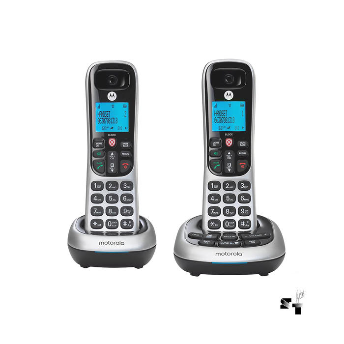 Inalmbrico Motorola CD4012 Contestador 2 Handies