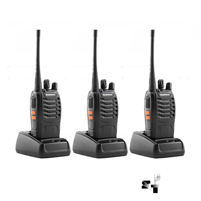 Tres Handies Baofeng BF-888S Uhf Recargable