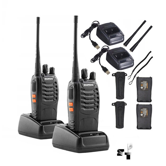 Par de Handies Baofeng BF-888S Uhf Recargable