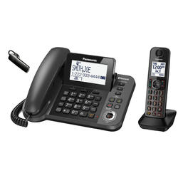 Teléfono Panasonic KX-TGF380 Duo + Auricular Bluetooth