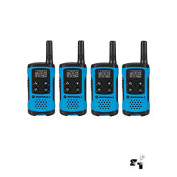 Cuatro Handies Motorola T100 25 KM - 22 Canales