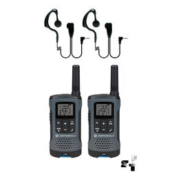 Par de Handies Motorola T200 32 KM - 22 Canales + 2 Auriculares JH-614