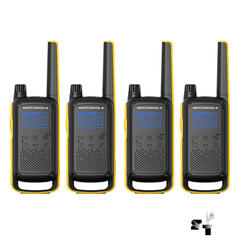 Cuatro Handies Motorola T470 35 KM - 7 Canales