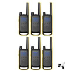 Seis Handies Motorola T470 35 KM - 7 Canales