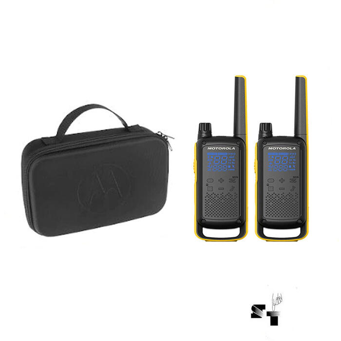Par de Handies Motorola T470 35 KM - 22 Canales
