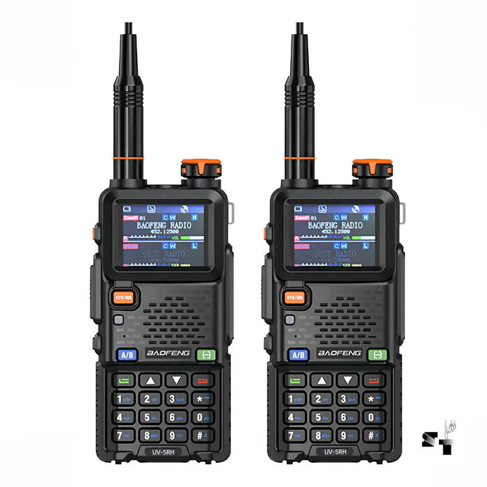 Par de Handie Baofeng UV5RH 10w Uhf Vhf FM - CON FUENTE -
