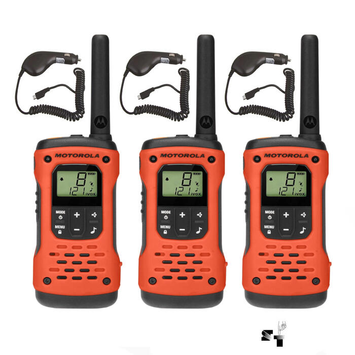 Trio de Handies Motorola T605 Sumergibles