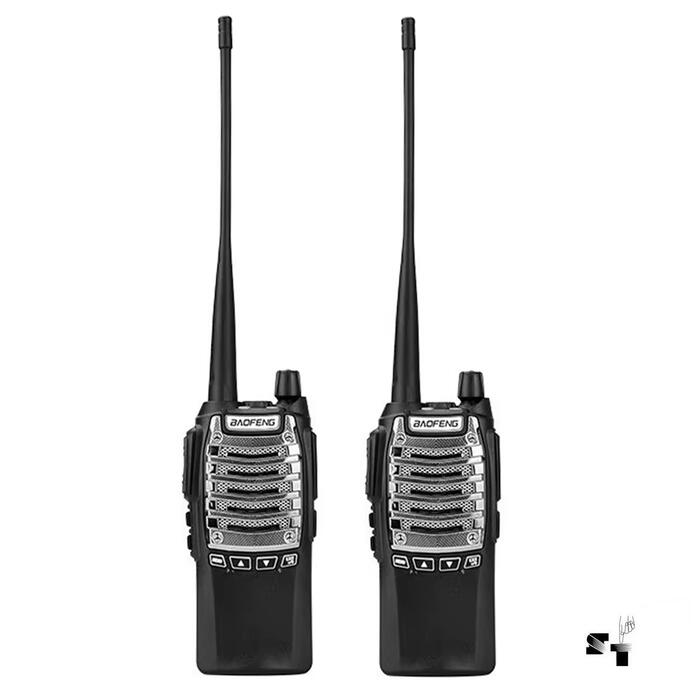 Par de Handies Baofeng UV-8D 8 W Uhf Recargable