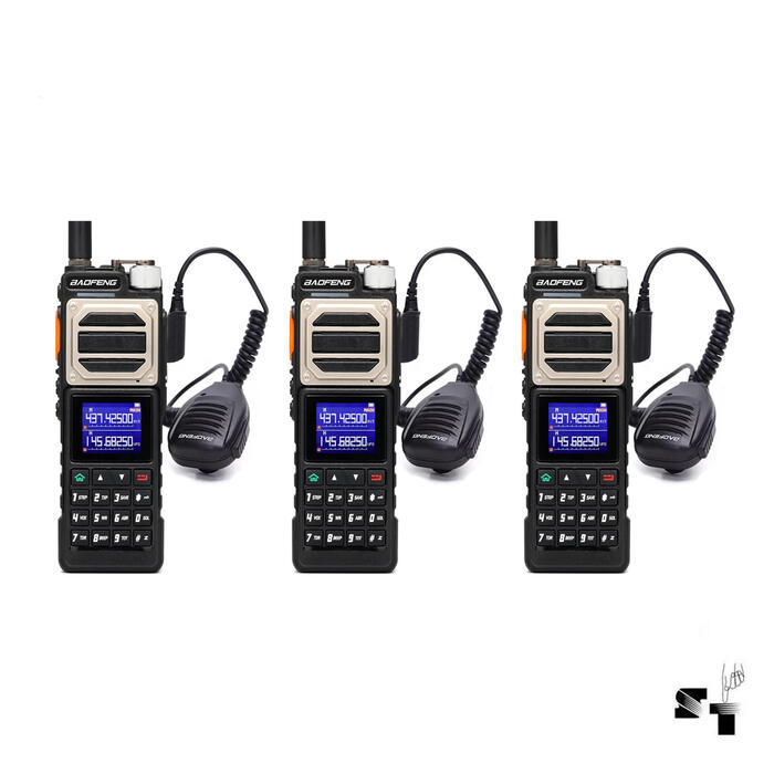 Trio de Handies Baofeng UV-25 10 Watts + 3 Micr�fonos de Palma