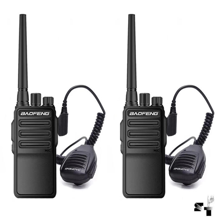 Par de Handies Baofeng BF-1904D 10 W Uhf Recargable