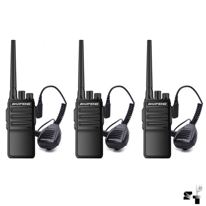 Trio de Handies Baofeng BF-1904D 10 W Uhf Recargable