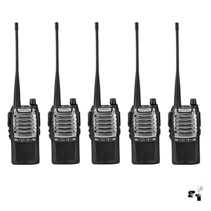Cinco Handies Baofeng UV-8D 8 W Uhf Recargable