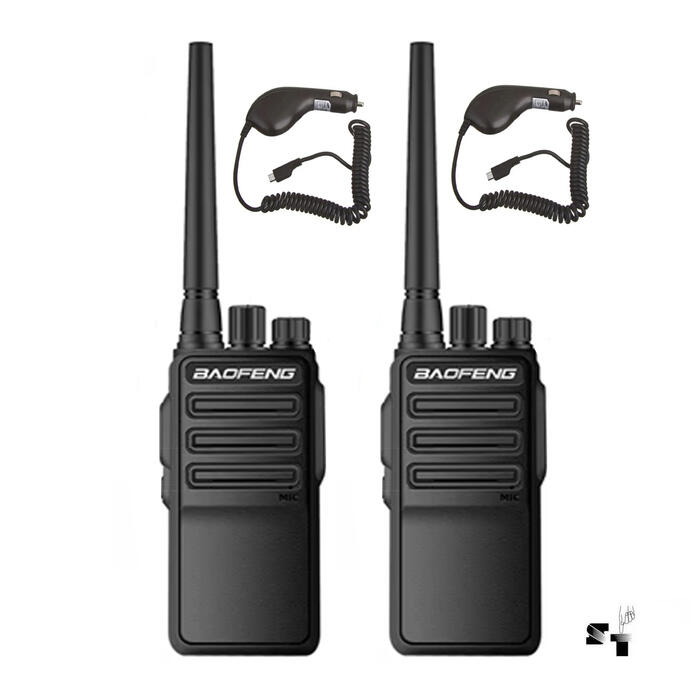 Par de Handies Baofeng BF-1904D 10 W Uhf Recargable