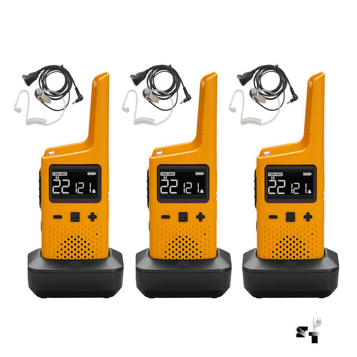 Trio de Handies Motorola T380 40 KM - Modelo Nuevo