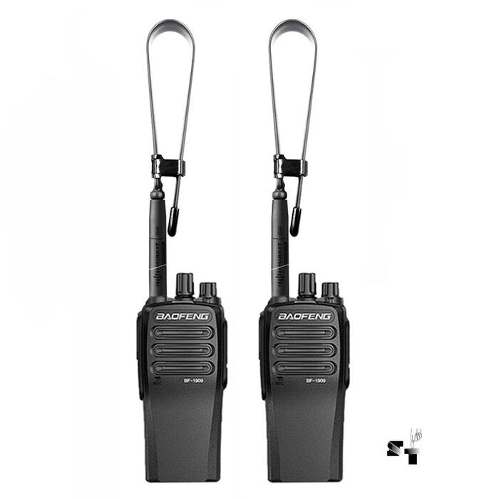 Par de Handies Baofeng BF-1909 10 W Uhf Recargable