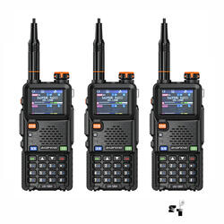 Trio de Handie Baofeng UV5RH 10w Uhf Vhf FM - CON FUENTE -